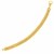 14K Yellow Gold Curb Style Bracelet with Fleur-de-Lis Lobster Clasp