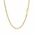 Solid Diamond Cut Rope Chain in 10k Yellow Gold (2.75 mm)