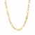 Solid Figaro Chain in 14k Yellow Gold (3.80 mm)