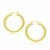 Classic Hoop Earrings in 14k Yellow Gold (4x30mm)