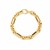 14k Yellow Gold Italian Alternating Paperclip Oval Links Bracelet (9.30 mm)