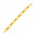 Textured Knot Style Link Bracelet in 14k Yellow Gold