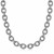 Diamond Cut Chain  Rhodium Plated Necklace in Sterling Silver (39.0g)