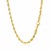 Solid Diamond Cut Rope Chain in 10k Yellow Gold (4.00 mm)