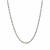 Solid Diamond Cut Rope Chain in 14k White Gold (2.50 mm)