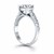 Trellis Diamond Engagement Ring Mounting in 14k White Gold