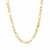 Solid Figaro Chain in 10K Yellow Gold (3.70 mm)