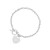 Heart Accent Toggle Bracelet in 14k White Gold (4.85 mm)
