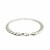 Classic Rhodium Plated Curb Bracelet in Sterling Silver  (7.90 mm)
