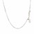 Adjustable Cable Chain in 10k White Gold (1.10 mm)
