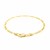 Link Figaro Bracelet in 10k Yellow Gold  (2.60 mm)