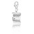 Open Diploma Charm in Sterling Silver