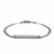 Classic Childrens ID Bracelet with Curb Link Chain in 14k White Gold (3.00 mm)