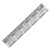 Fancy Diamond Cut Rhodium Plated Flat Bracelet in Sterling Silver