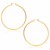 Classic Hoop Earrings in 14k Yellow Gold (1.5x45mm)