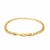Round Link Charm Bracelet in 10k Yellow Gold (3.00 mm)