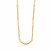Multi-Strand Curb Chain and Large Link Station Necklace in 14k Yellow Gold