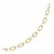 Alternate Cable and Polished Oval Link Fashion Bracelet in 14k Two-Tone Gold