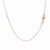 Diamond Cut Cable Link Chain in 14k Rose Gold (0.87 mm)
