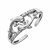 Toe Ring with Two Dolphins in Sterling Silver