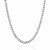 Classic Rhodium Plated Curb Chain in Sterling Silver (4.70 mm)