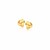 Love Knot Stud Earrings in 10k Yellow Gold(9mm)