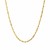 Solid Diamond Cut Rope Chain in 10k Yellow Gold (2.00 mm)
