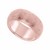 Diamond Dust Dome Style Ring in Rose Plated Sterling Silver