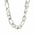 Classic Rhodium Plated Figaro Chain in Sterling Silver (13.60 mm)