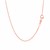 Round Cable Link Chain in 14k Rose Gold (1.50 mm)