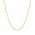 Diamond Cut Cable Link Chain in 14k Yellow Gold (1.30 mm)