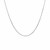 Sterling Silver Rhodium Plated Box Chain (0.70 mm)