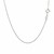 Sterling Silver Rhodium Plated Box Chain (0.70 mm)