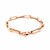 14K Rose Gold Extra Wide Paperclip Chain Bracelet (6.10 mm)