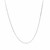 Sterling Silver Rhodium Plated Cable Chain (0.80 mm)
