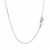 Sterling Silver Rhodium Plated Cable Chain (0.80 mm)