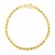 Solid Diamond Cut Rope Bracelet in 14k Yellow Gold  (4.00 mm)