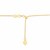 Adjustable Popcorn Chain in 14k Yellow Gold (1.10 mm)