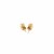 Spherical Shiny Stud Earrings in 14k Yellow Gold (5mm)