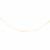 Sideways Cross Station Cable Chain Necklace in 14K Yellow Gold