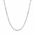 Classic Rhodium Plated Sparkle Chain in 925 Sterling Silver (2.20 mm)