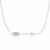 Arrow Design Chain Necklace in 14k White Gold