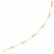 14k Yellow Gold Double Ring and Cable Chain Bracelet