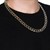 Pave Curb Chain in 14k Two Tone Gold (11.23 mm)
