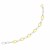 Thin and Graduated Oval Link Bracelet in 14k Two-Tone Gold