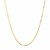 Octagonal Box Chain in 14k Yellow Gold (1.0 mm)