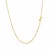 Octagonal Box Chain in 14k Yellow Gold (1.0 mm)