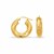 Fancy Twist Hoop Earrings in 14k Yellow Gold