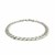 Classic Rhodium Plated Curb Bracelet in Sterling Silver  (7.20 mm)