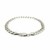 Classic Rhodium Plated Curb Bracelet in Sterling Silver  (7.20 mm)